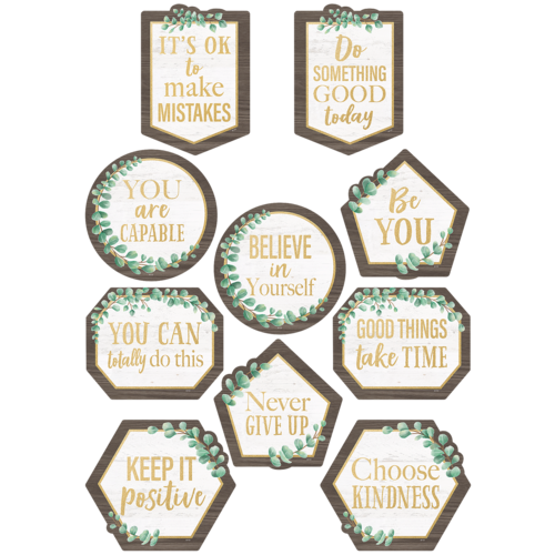 EUCALYPTUS POSITIVE SAYINGS Accents  (30/pkg  (6&quot; (15cm)