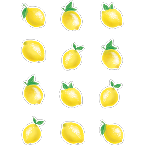 LEMON ZEST Mini Accents   (3&quot; (7.5cm) (36pcs)