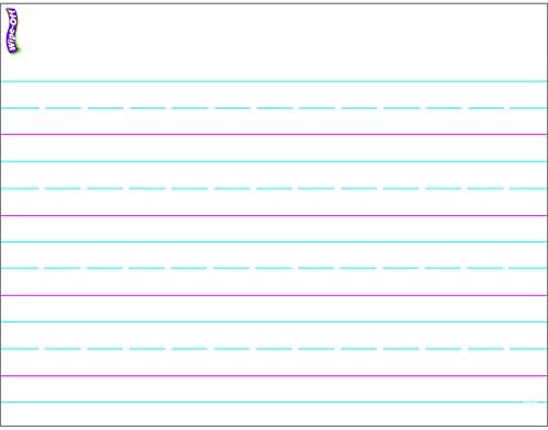 Handwriting Paper WIPE-OFF CHART  17&quot; x 22&quot; (43cm x 56cm)