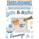 A Close-Knit Class Welcome Set Bulletin Board Set (1 Blank Poster (29pcs)