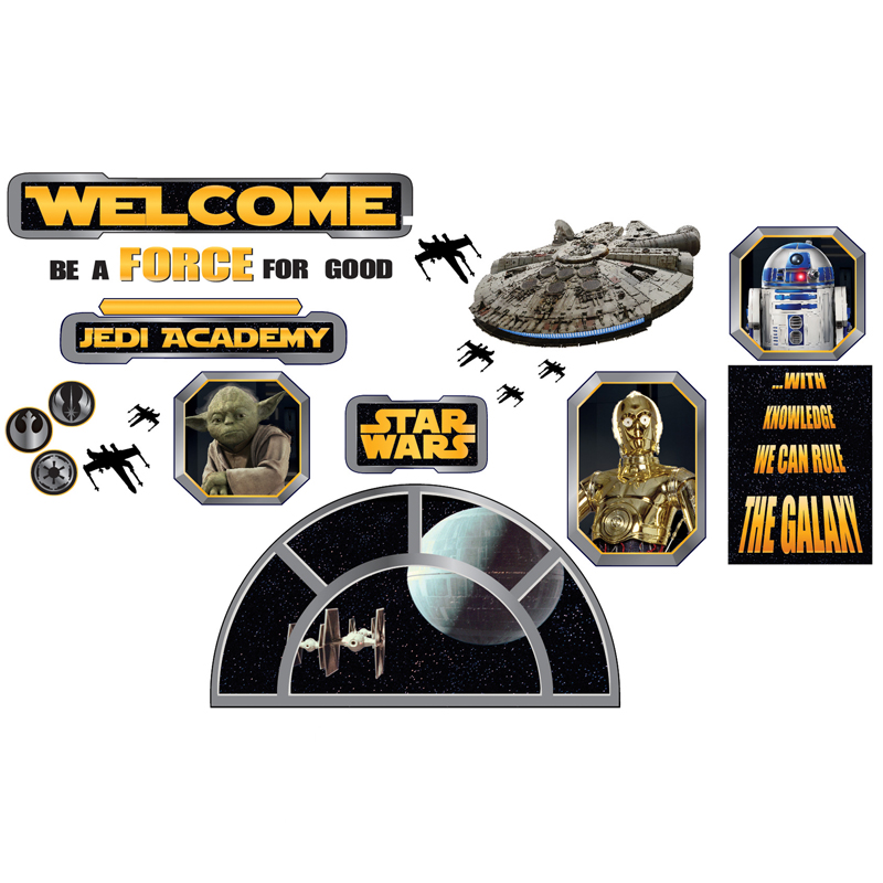 STAR WARS WELCOME TO THE GALAXY BULLETIN BOARD SET (24pcs)