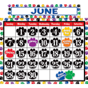 PAW PRINT CALENDAR Bulletin Board  (68pcs)