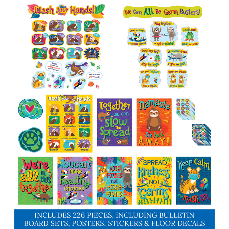 ONE WORLD SAFE SMART &amp; HEALTHY CLASSROOM COLLECTION SET (226pcs)