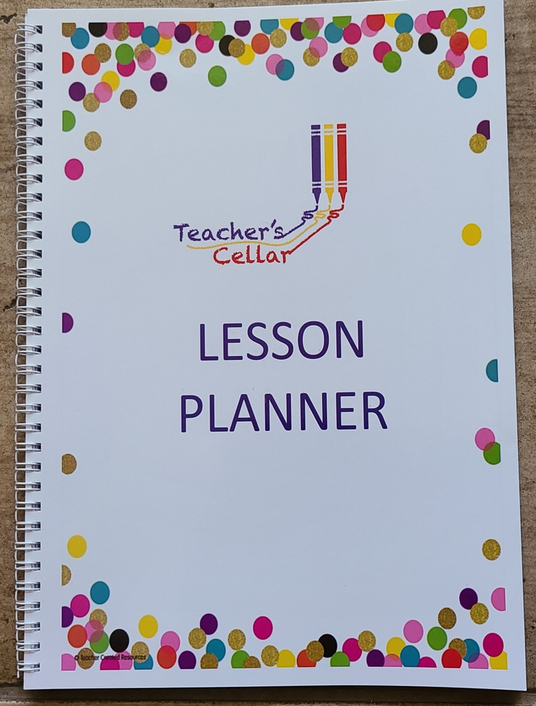 TEACHER'S CELLAR LESSON PLANNER V5 (47pgs with calendar)