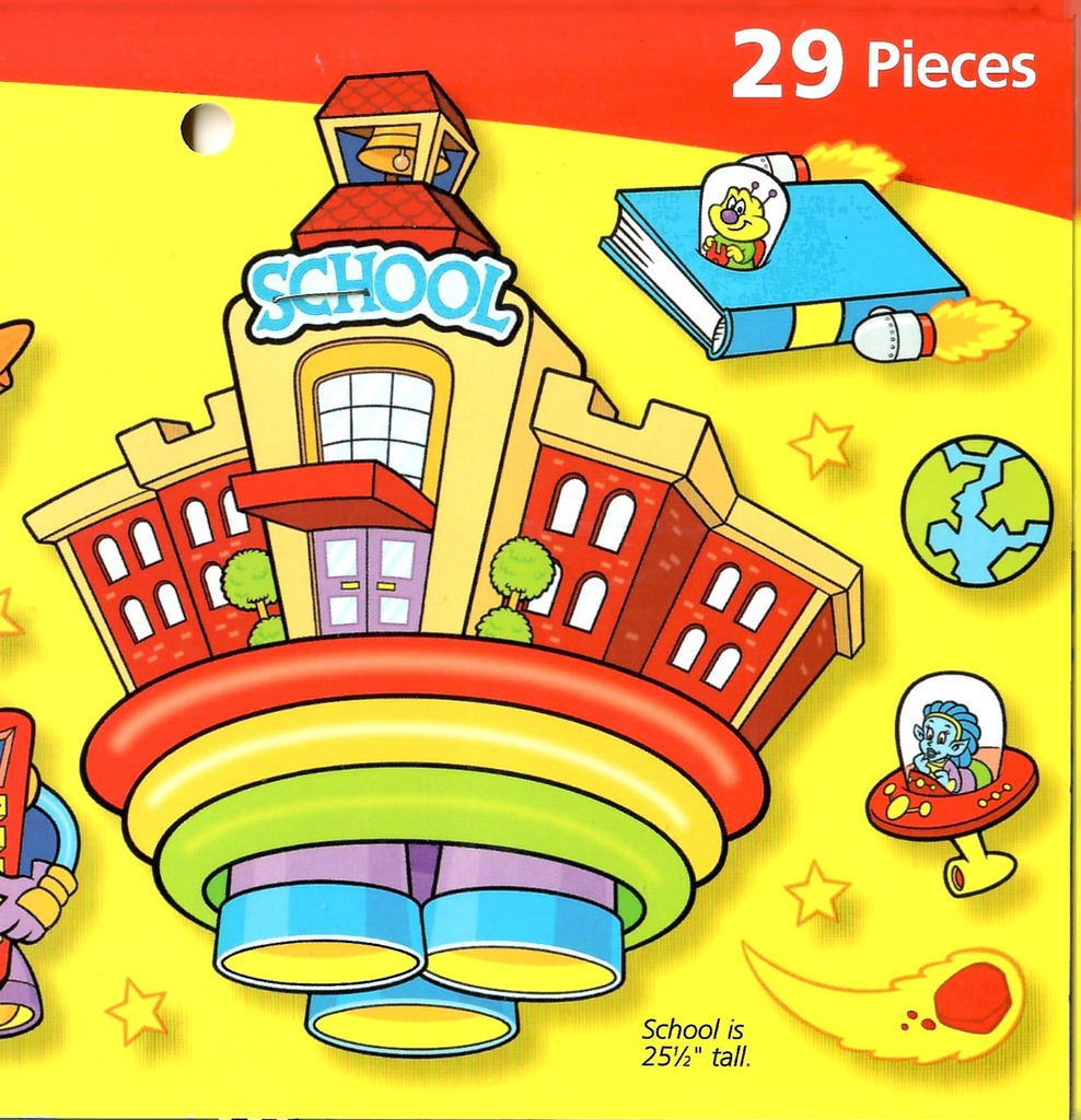 Blast Off for School  BB Set includes School 25.5&quot;(64.7)  (29pcs)