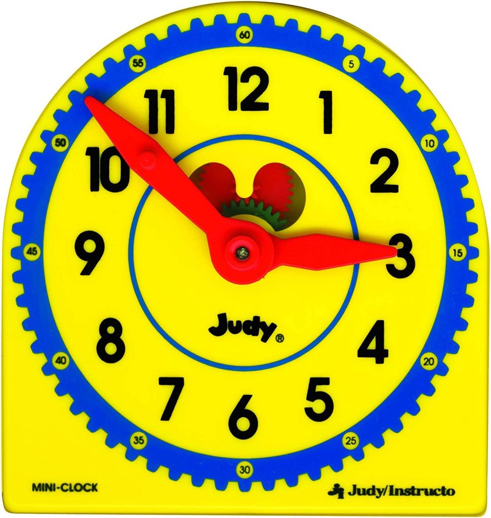 JUDY PLASTIC CLOCK CLASS PACK (5''=12.7cm)