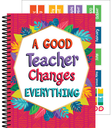 ONE WORLD TEACHER PLANNER (46stickers)(127pgs)