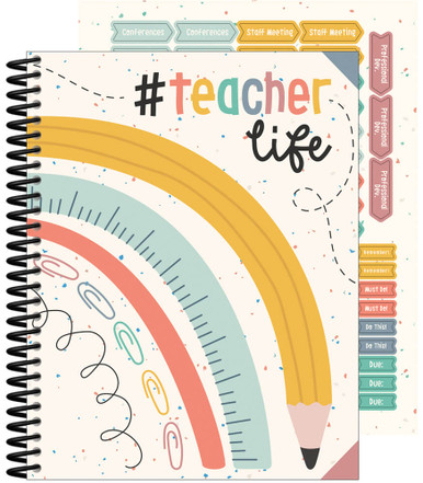 WE BELONG TEACHER PLANNER (128 pgs)  (116 stickers)