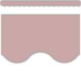 Light Mauve Scalloped Border Trim, (35'=10.6m)