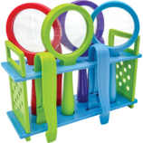 Up-Close Science: Magnifying Glasses &amp; Tweezers Activity Set (8''(20.3m) (4pcs)