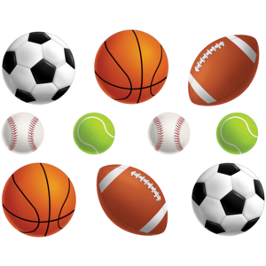 Sports Balls Accents 6''(15.2cm) (30pcs)