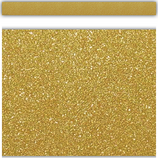 Gold Shimmer Straight Border Trim, 12strips (3''x35'')(7.6cmx88.9cm), total(35'=10.6m)