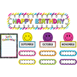 Brights 4Ever Happy Birthday Mini BB Set 20.5&quot;x5.5&quot;(52.07cmx13.9cm) (50pcs)