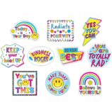 Brights 4Ever Positive Sayings Accents  (30pcs)10 designs 6''approx(15.24cm)