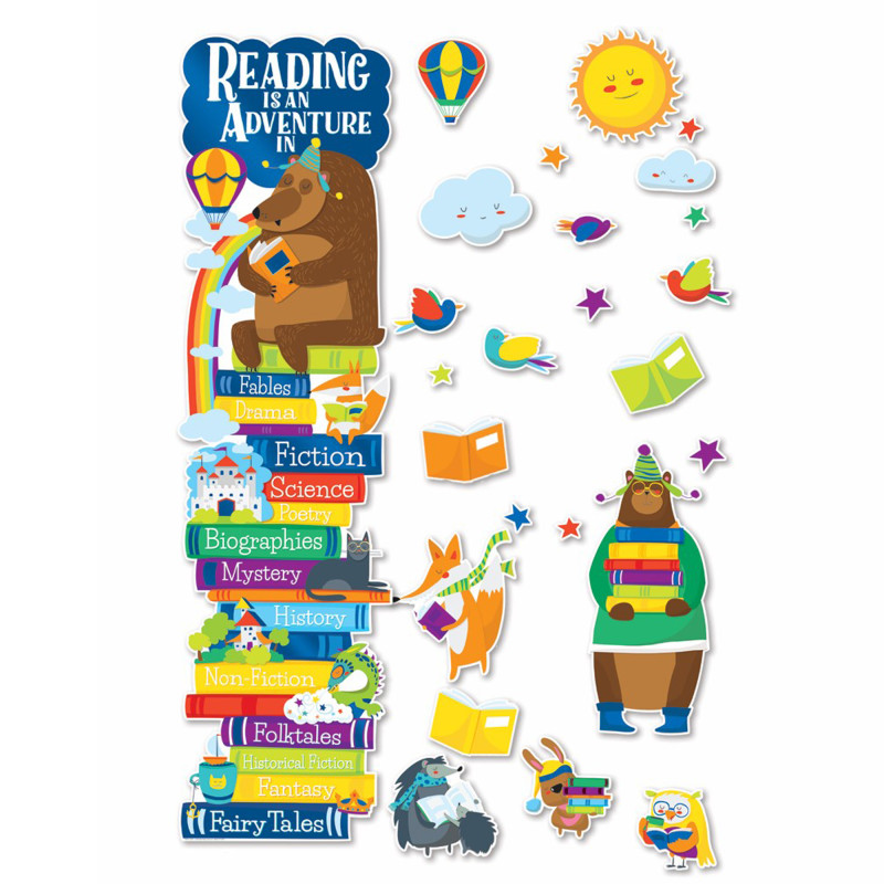 READING ALL IN ONE DOOR DECOR KIT (24pcs)