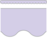 Lavender Scalloped Border Trim, 12strips (2.75''x35'')(6.9cmx88.9cm), total (35'=10.6m)