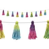 Tie-Dye Tassels Garland (60''=152.4cm)