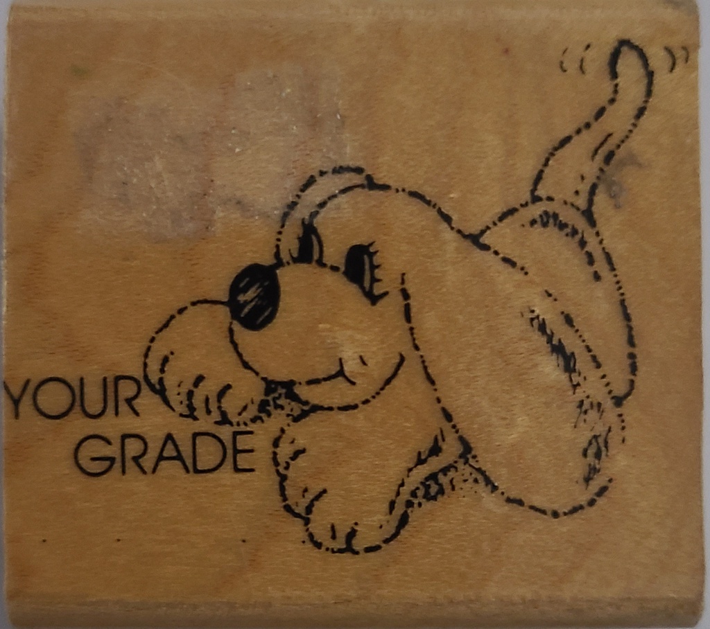 YOUR GRADE (DOG) STAMP