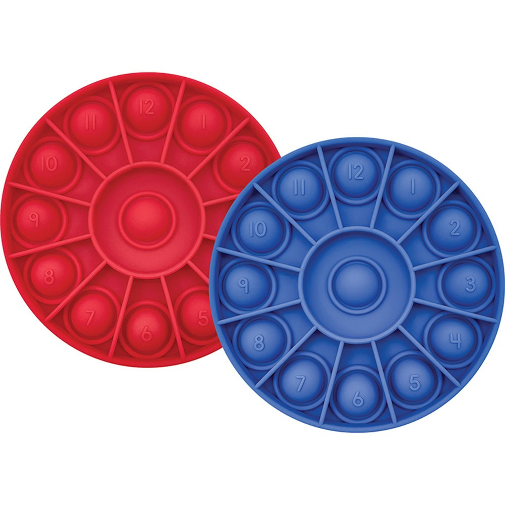 Push and Pop - Number Wheels (2pcs) (3.75''Dx0.5''H)(9.5cmDx1.2cmH)