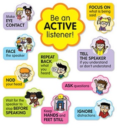 [9781338344837] Active Listening Bulletin Board Set  (11pcs)