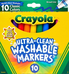 [BIN587851] WASHABLE COLOR MAX MARKERS BROAD LINE ULTRA-CLEAN (10CT)