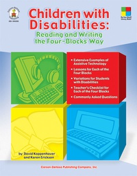 [CD104235] Children with Disabilities: Reading and Writing the Four-Blocks Way (Gr:1–3)Book