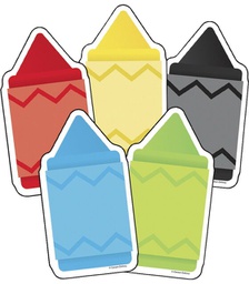 [CD120231] COLORFUL ACCENTS CHUNKY CRAYONS ASSORTED DESIGNS (6 COLORS (3.35&quot; x 6.22&quot;) (8.5cmx15.7cm) (48 pcs)