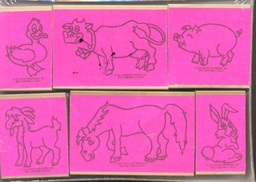 [CEX939] Large Farm Animals Stamp