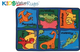 [CFKX36.44] Dino-mite Rug 3'x4.5'  (.9m x 1.37m)