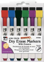 [CHL47860] MAGNETIC DRY ERASE MARKERS W ERASER
