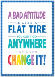 [CTP0308] A Bad Attitude Is... Inspire U Poster 13.3''x19''(33.7cmx48cm)