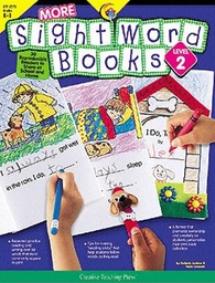 [CTP2273] More Sight Word Books: (Level-2)(Gr:k-1)(5-6yrs)