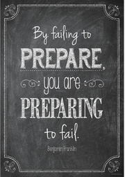 [CTPX6695] By failing to prepare… Inspire U Poster (48cm x 33.7cm)