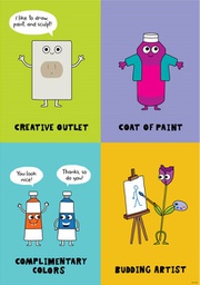 [CTPX8484] ART VIGNETTES SO MUCH PUN! INSPIRE U POSTER ( 48cm x 33.7cm)