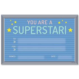 [CTP8642] CALM &amp; COOL SUPERSTAR! AWARD (8.4''x2.4'')(21.5cmx6.3cm)(30pcs)