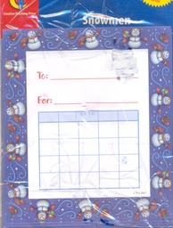 [CTPX1476] Snowmen Student Incentive Chart (15.2cmx13.3cm)(36 pcs)