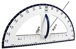 [CTU7591] DRY ERASE MAGNETIC PROTRACTOR (40cmx20cm)