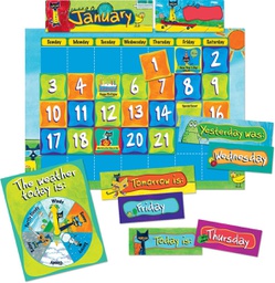 [EP62388] Pete the Cat® Calendar Kit (90pcs)