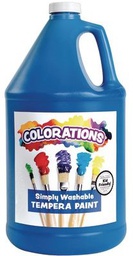 [GWSTBL128] Colorations GALLON BLUE SIMPLY WASHABLE TEMPERA (128oz-3.7l)