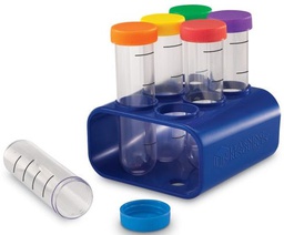 [LER2788] Primary Science jumbo test tubes (set of 6)(3+yrs)(6&quot;H x 1.5&quot;diameter)(15.2cmx3.8cm)