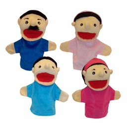[MTB370] Family Puppet Set HISPANIC