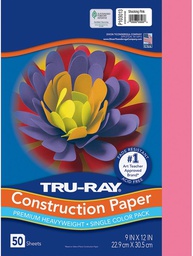 [P103013] TRURAY 9"x12" (22.8cmx30.4cm) SHOCKING PINK 50ct