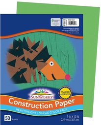 [P9603] SUNWORKS 9"x12" (22.8cmx30.4cm) BRIGHT GREEN 50ct