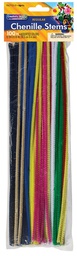 [PAC711201] STEMS 4mm ASST COLORS, 12'' 100 CT