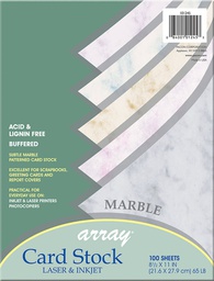 [PX101245] Array Cardstock Marble ASST (8.5''X11'') (21.5cmx27.9cm) (100 pcs)