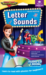 [RLX911] Letter Sounds  CD &amp; Books learn to read w/ Phonics (Ages 4-7)  Audio CD (32 pg books)