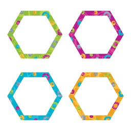 [T10740] Color Harmony Hexa-swirls Mini Accents Variety pack (3'' (7.6cm) (36 pcs)