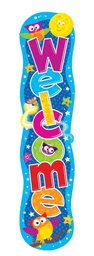 [TX25072] Welcome! Owl-Stars! Banner (5ft=1.5m) (1pc)
