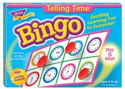 [T6072] Telling Time Bingo Age: 6 &amp; up  (3-36 players) (36cards)