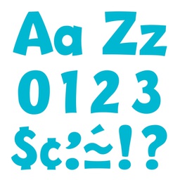 [TX79769] Sky Blue 4'' Playful Combo Ready Letters (25cmx23cm) (216 characters)